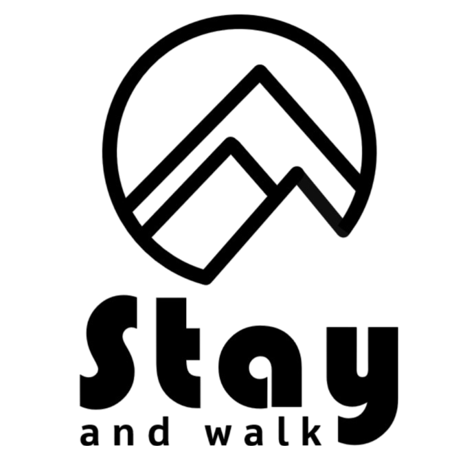 Stay and Walk Logo + Text PNG V2